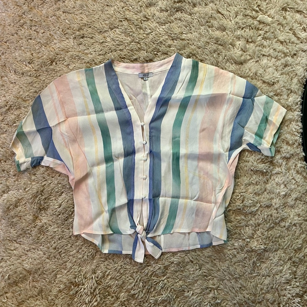 Rails Striped Top